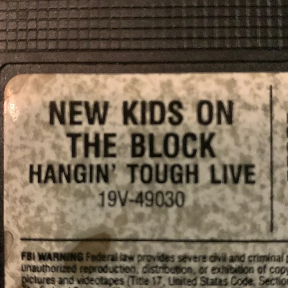 New Kids On The Block VHS